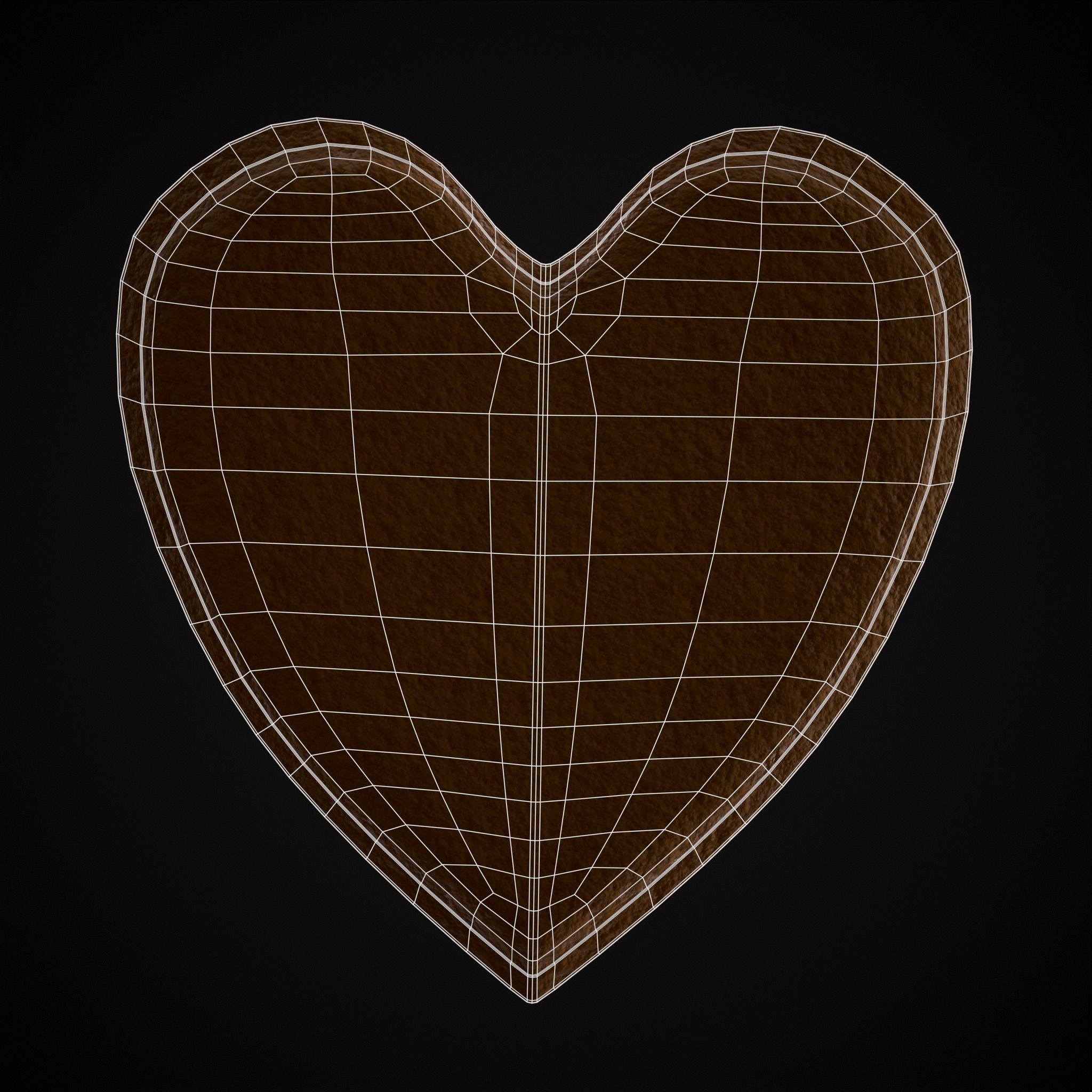 Valentines Jelly Filled Cookie Low-poly 3D model_31