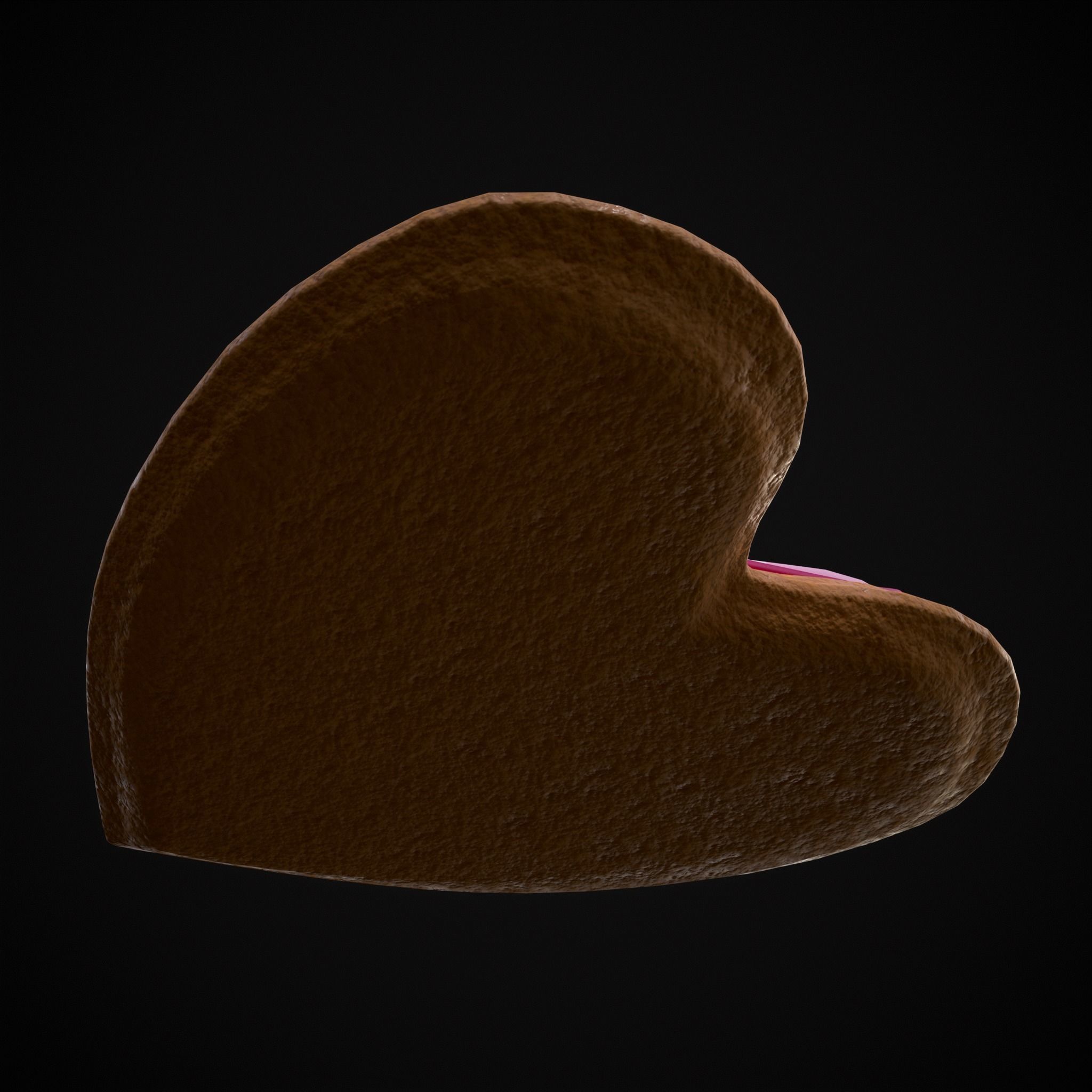 Valentines Jelly Filled Cookie Low-poly 3D model_18