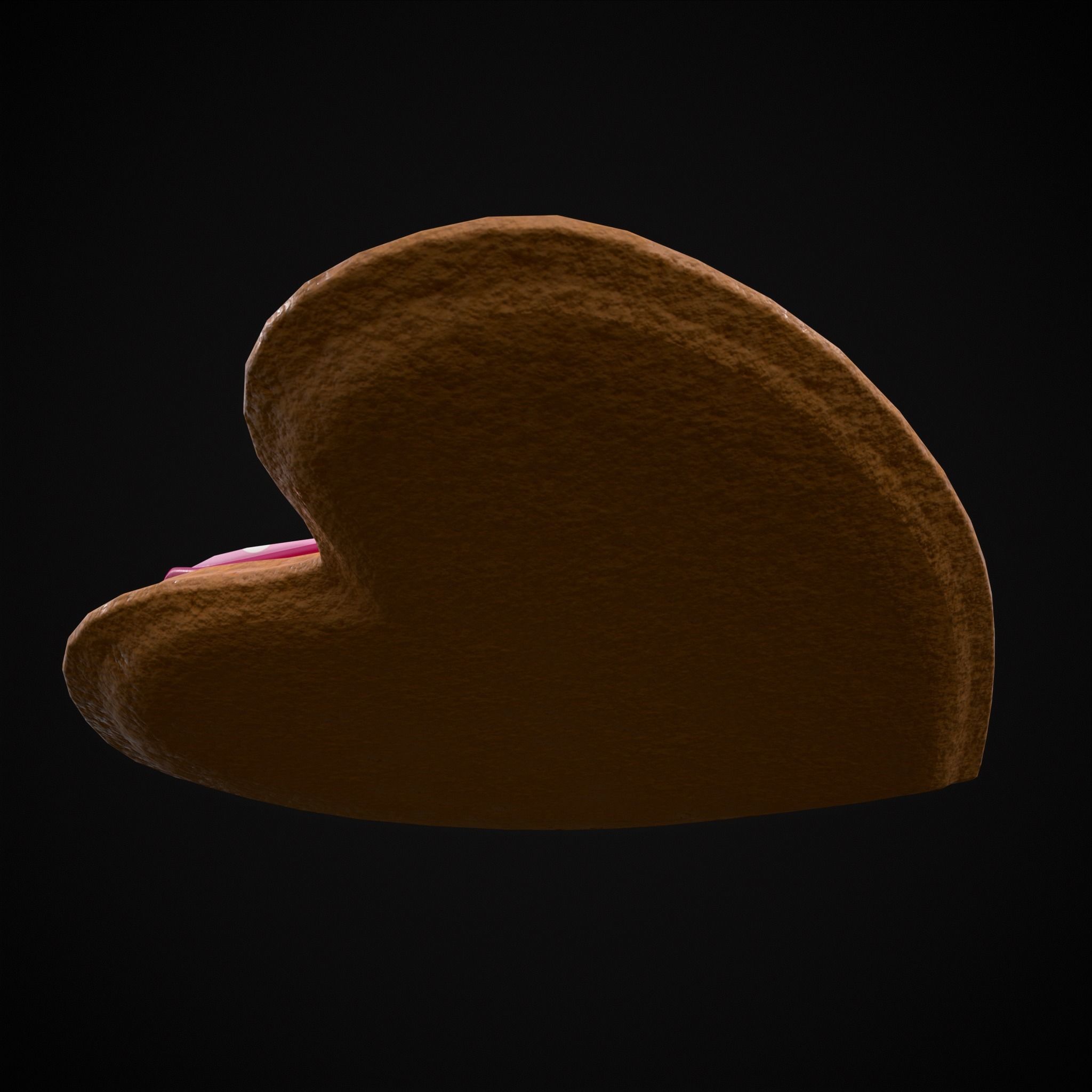 Valentines Jelly Filled Cookie Low-poly 3D model_16