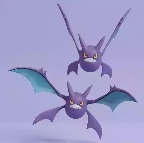 Pokemon - Crobat with 2 poses