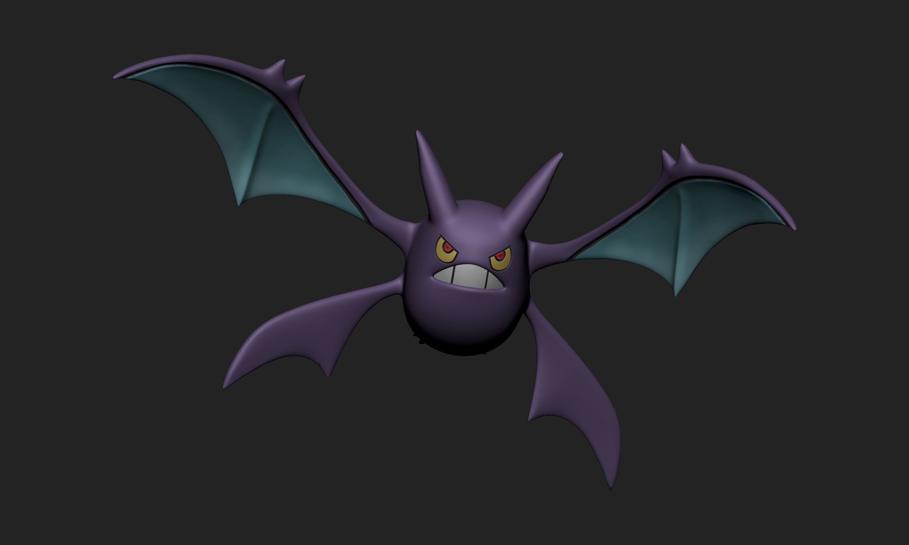 Pokemon - Crobat with 2 poses 3D print model_1