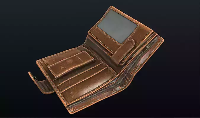 Leather Wallet Scratched