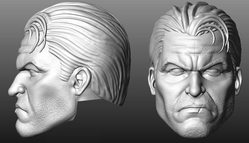 Punisher Comic  3D print model_1