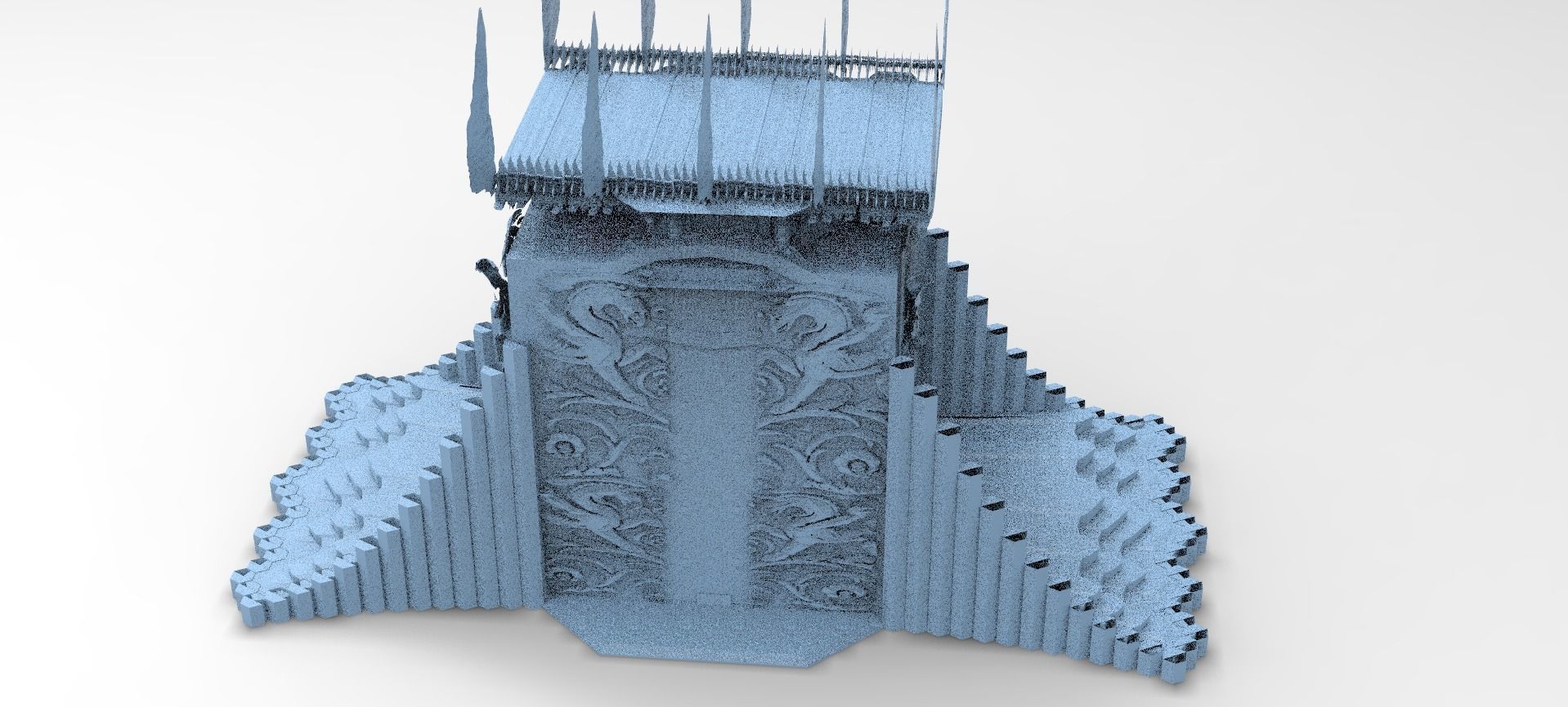 Norse Gods Tower 2  3D model_1