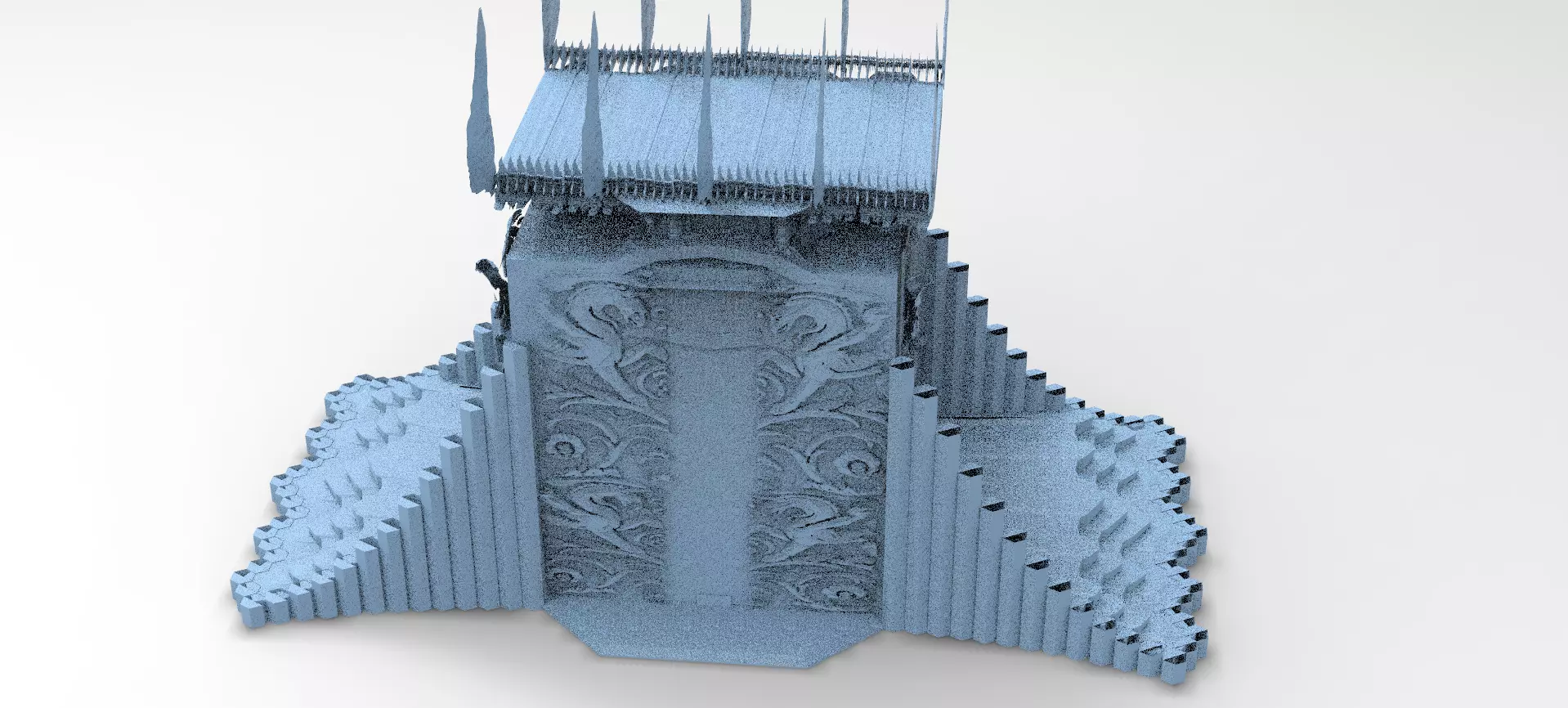 Norse Gods Tower 2  3D model_0