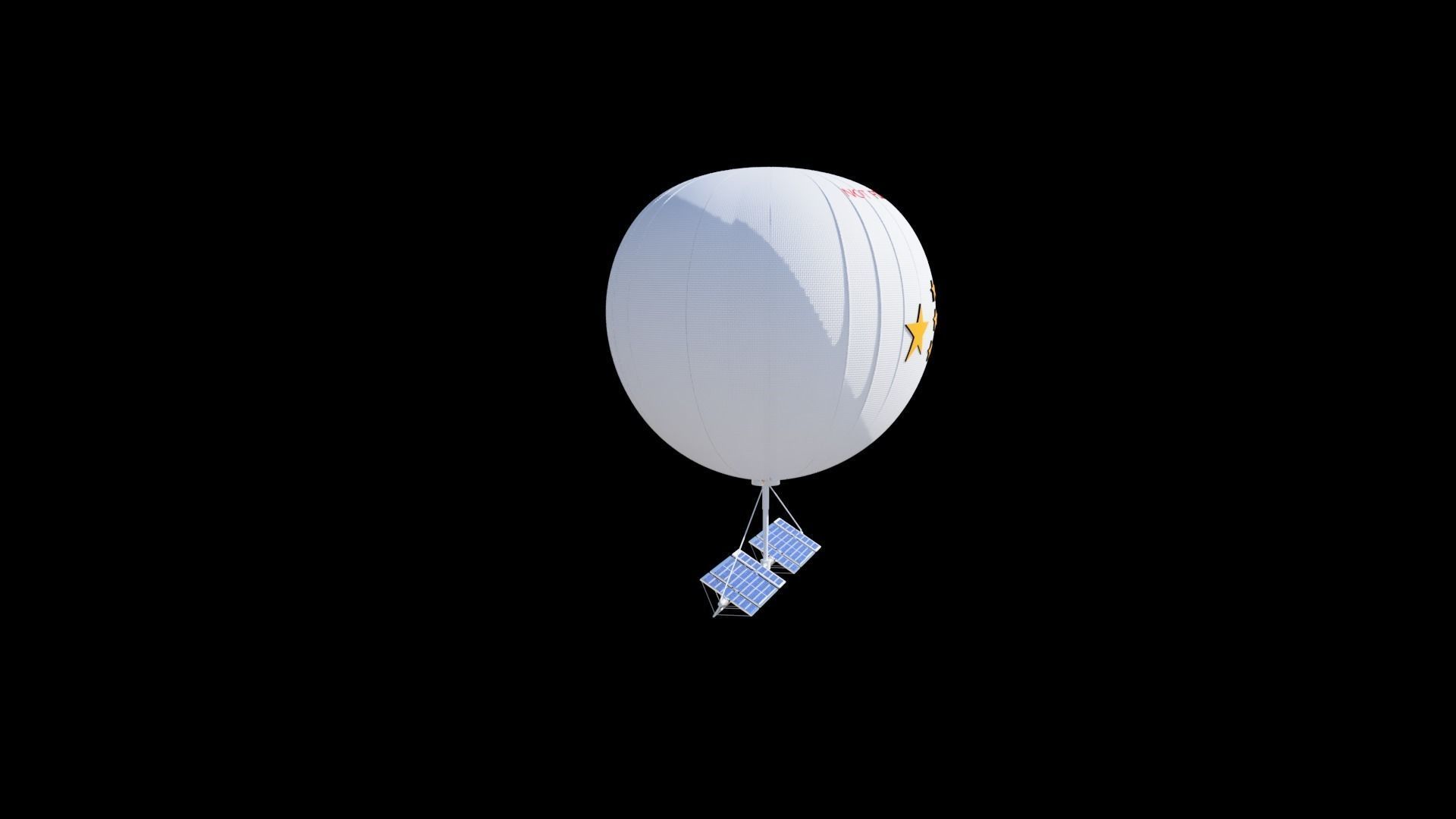 Not Spy Balloon That Was Shot Down With AIM-9X Sidewinder 3D print model_3