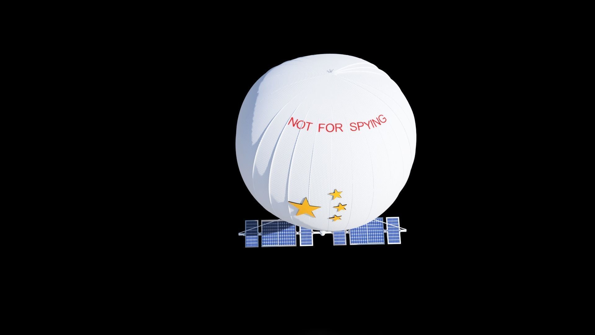 Not Spy Balloon That Was Shot Down With AIM-9X Sidewinder 3D print model_11