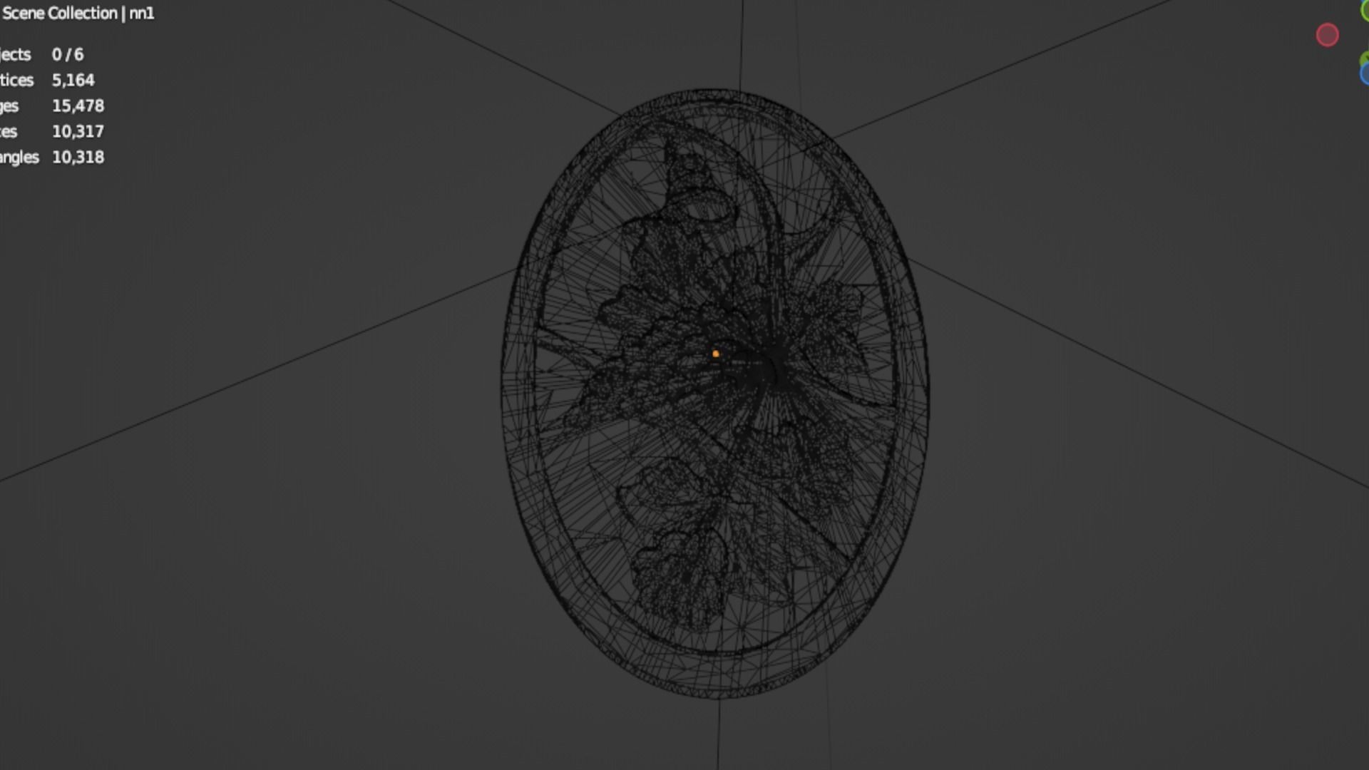 Classic oval rosette 02 3D model_6