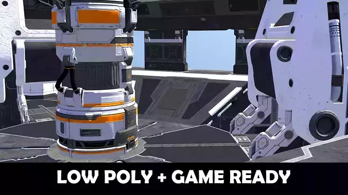 Futuristic Aircraft Base Carrier