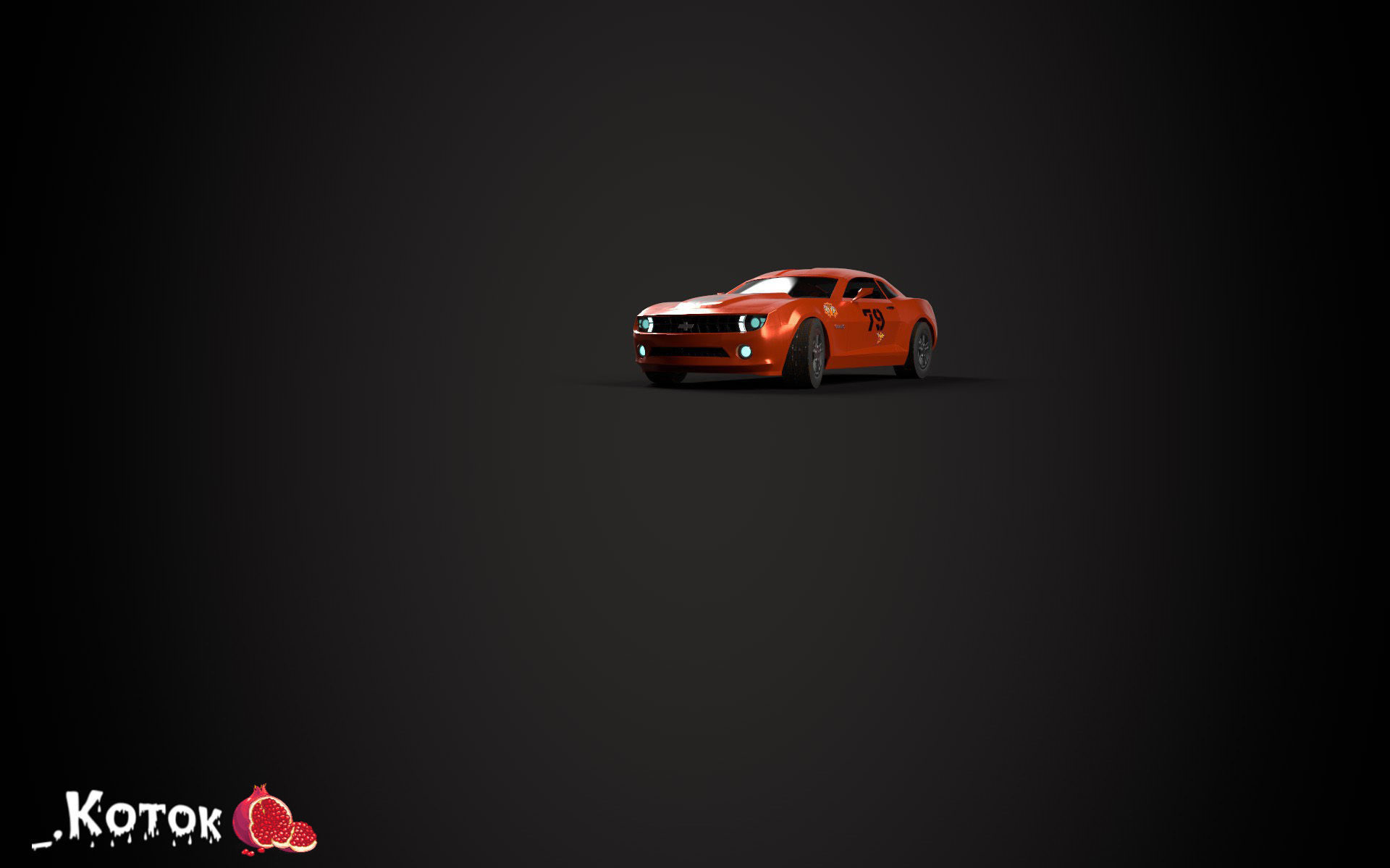Chevrolet Camaro Free low-poly 3D model_10