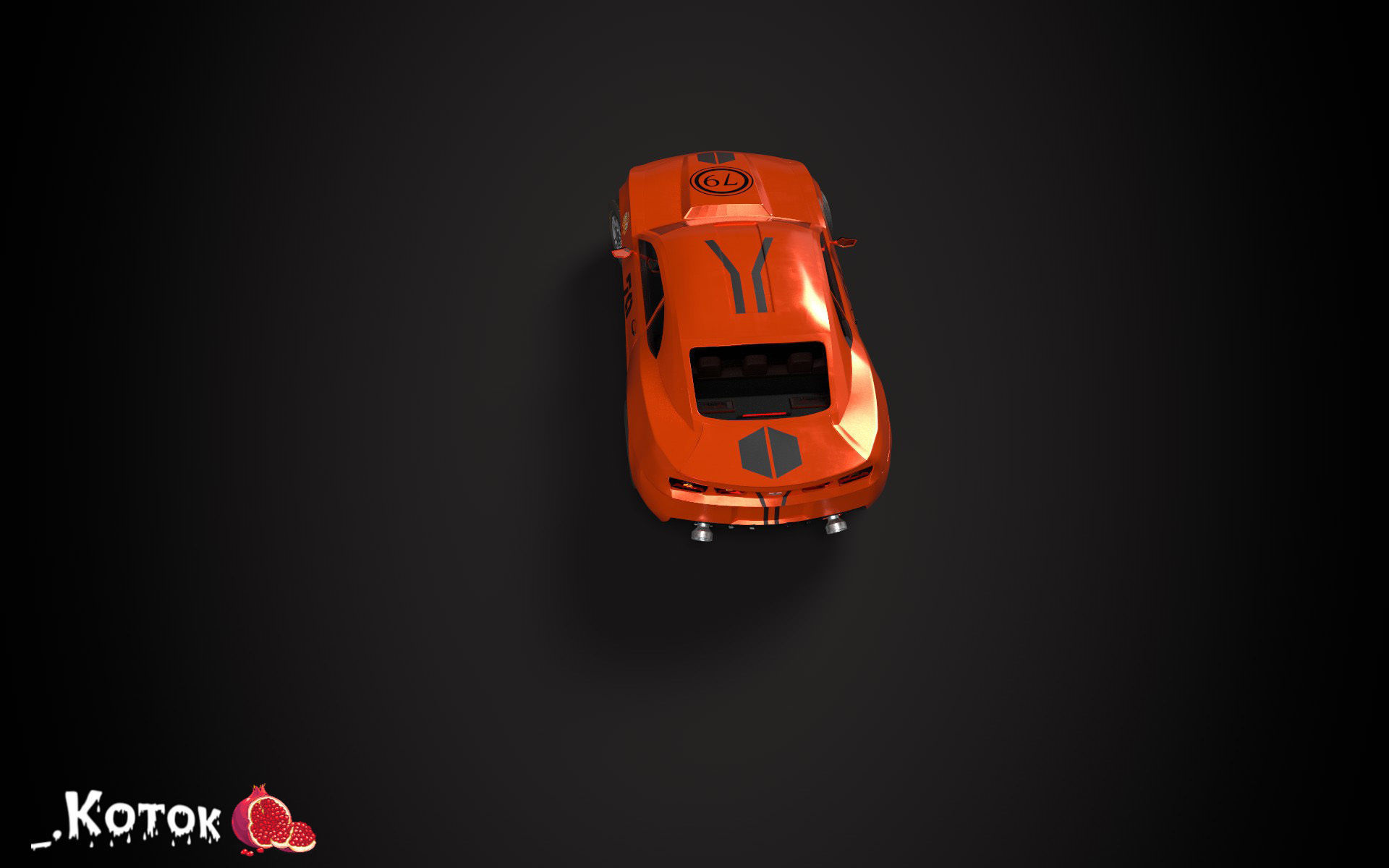 Chevrolet Camaro Free low-poly 3D model_14