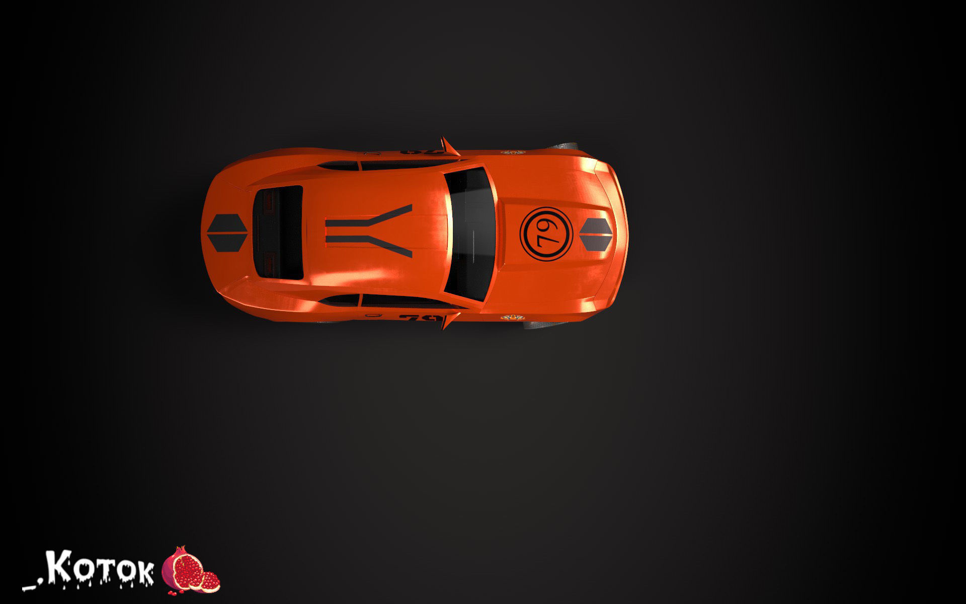 Chevrolet Camaro Free low-poly 3D model_13