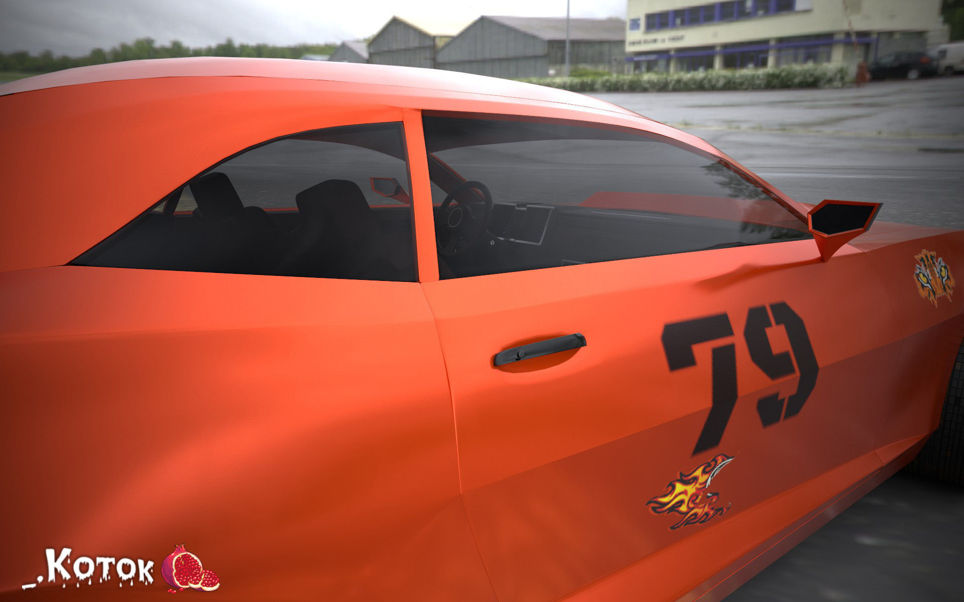 Chevrolet Camaro Free low-poly 3D model_19