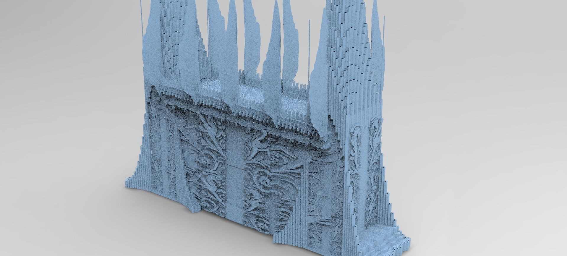 Elden Celtic Gods Engraved Tower 3D model_1