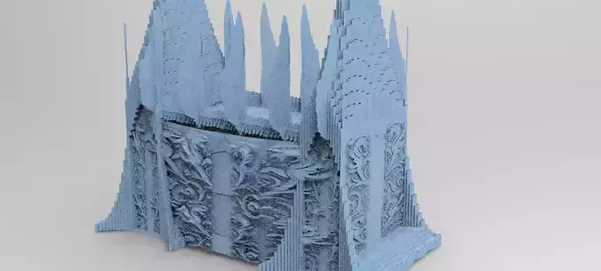 Norse Gods Engraved Tower 5