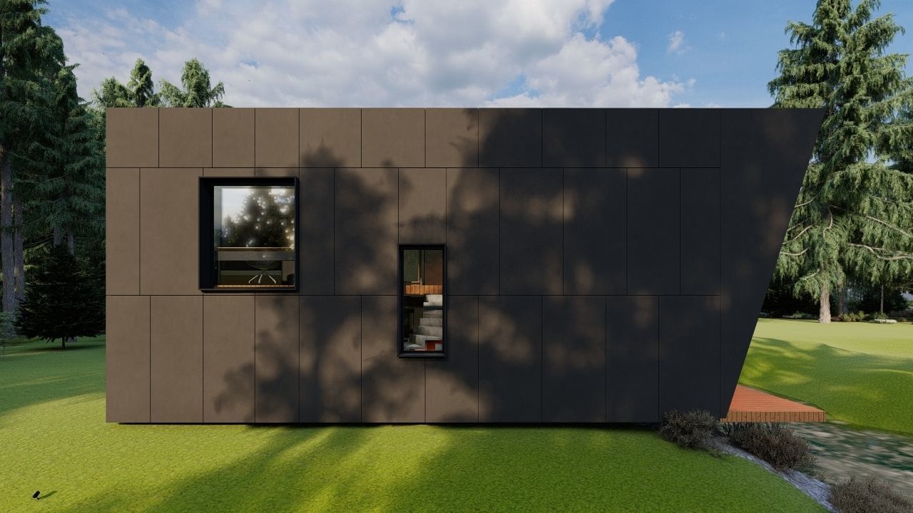  modular house in brutalism style 3D model_6