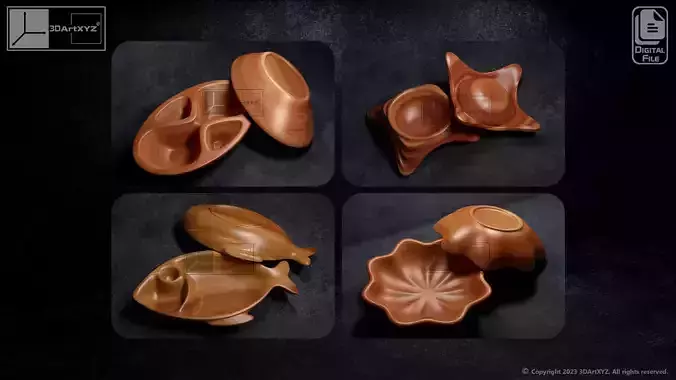 Bowls Pack - CNC Files for Wood