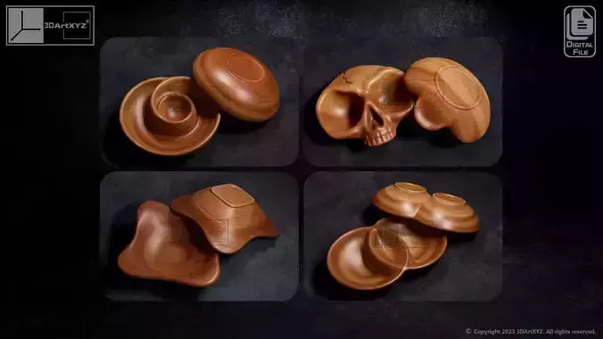 Bowls Pack 2 - CNC Files for Wood