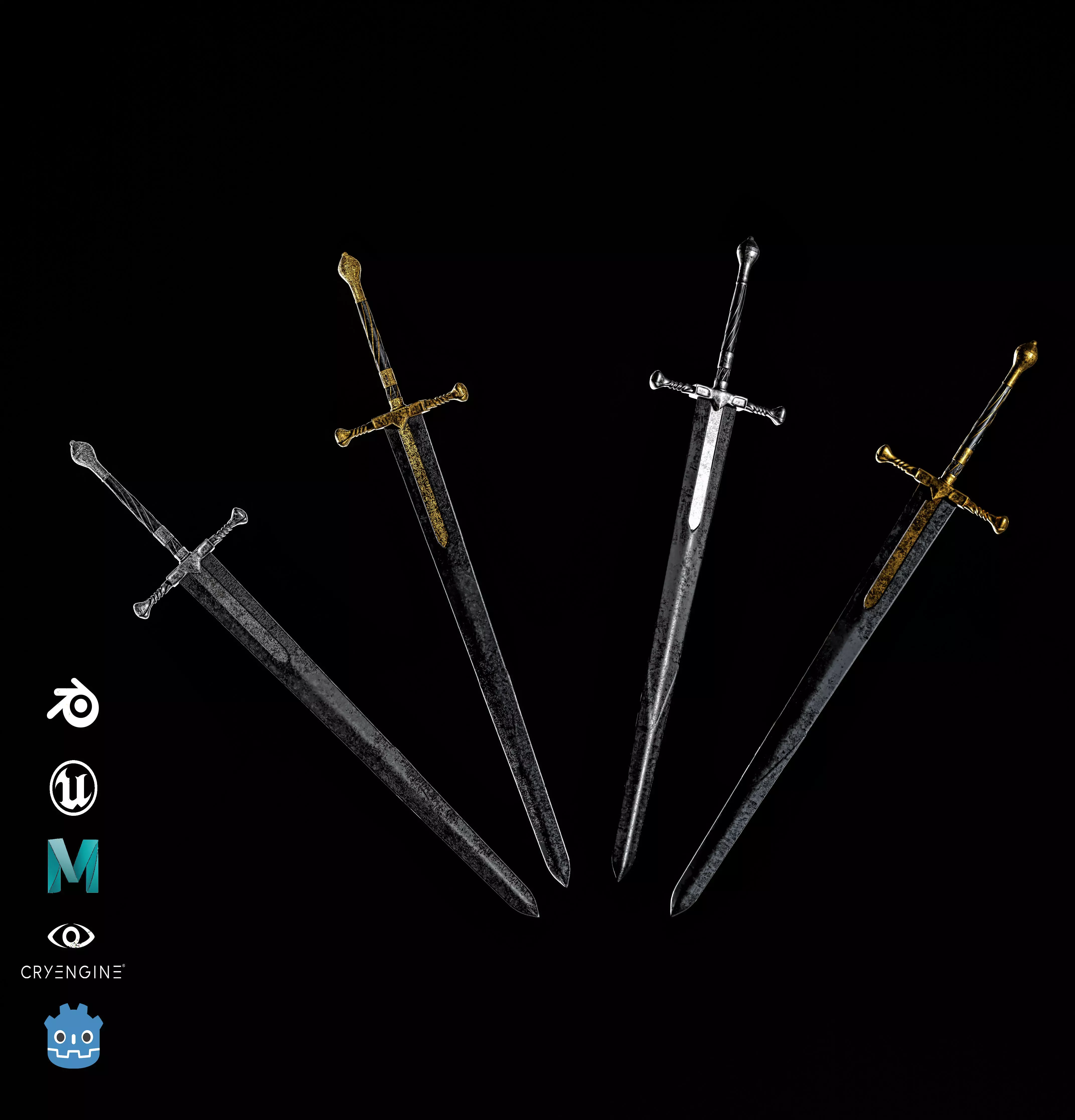 Blades of the lost 3D model_0