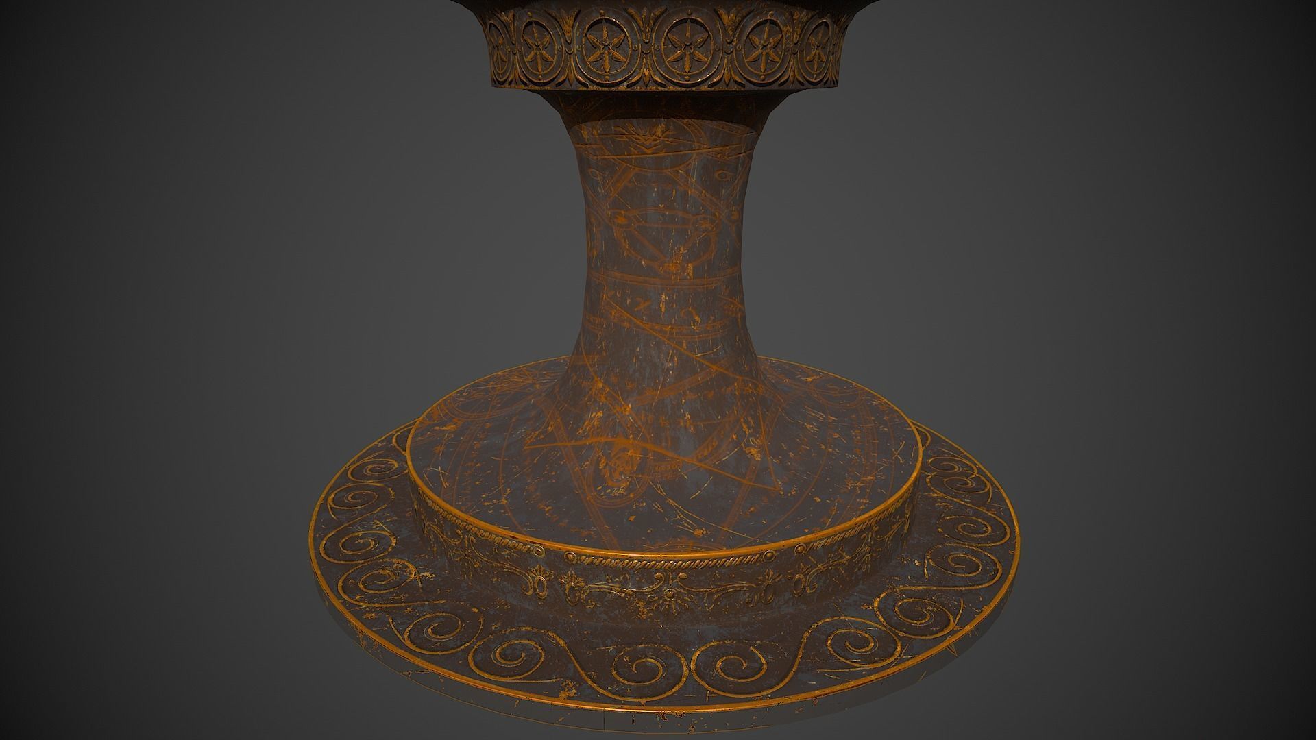 Magic sphere Low-poly 3D model_5