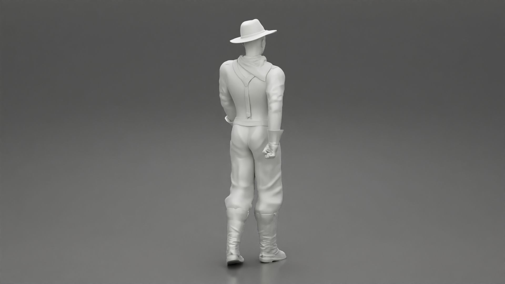 Mexican man walking 3D print model_8