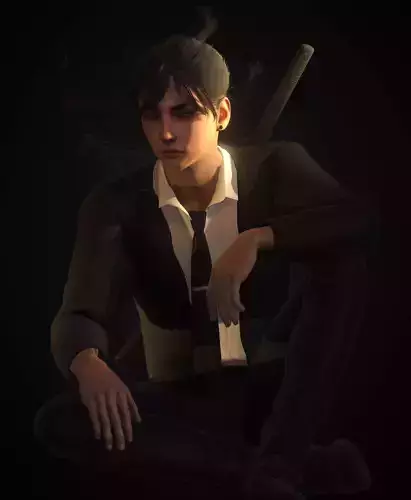 Aki Hayakawa - Rigged 3D model