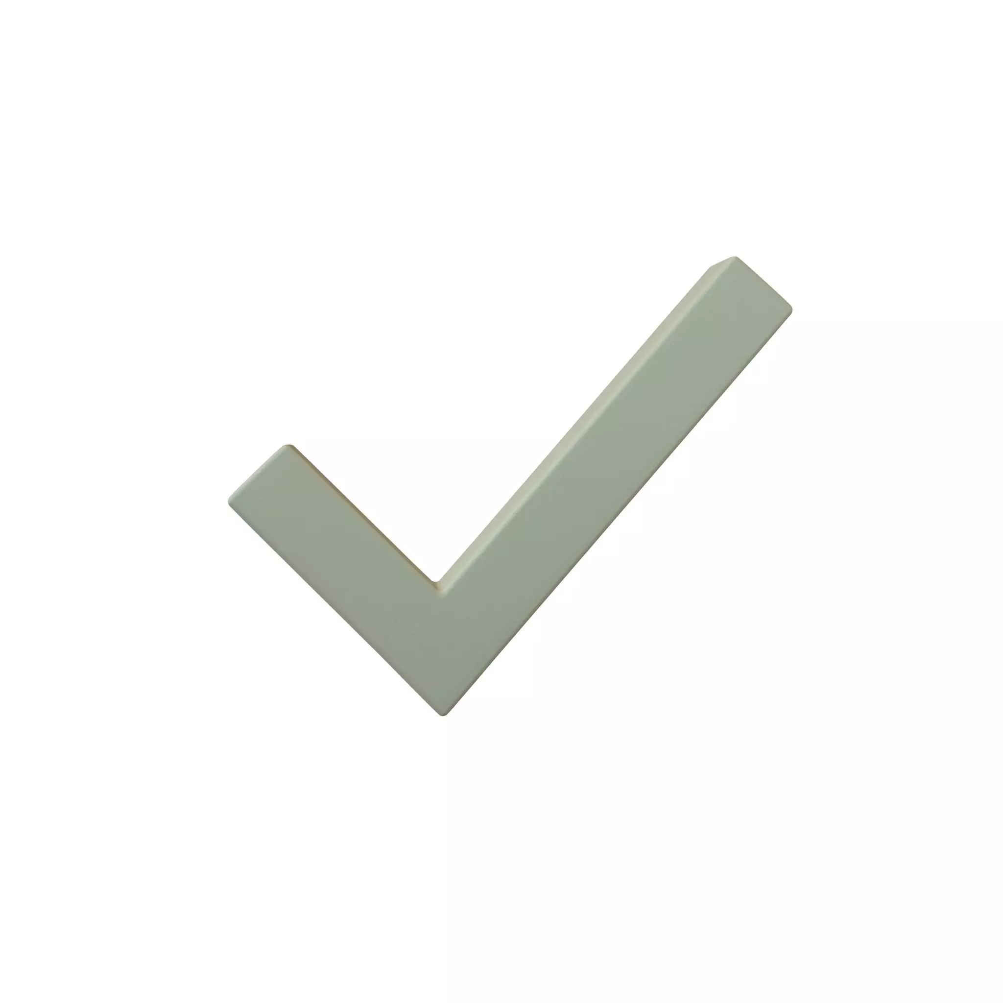 WhatsApp Tick Symbol V1 001 Low-poly 3D model