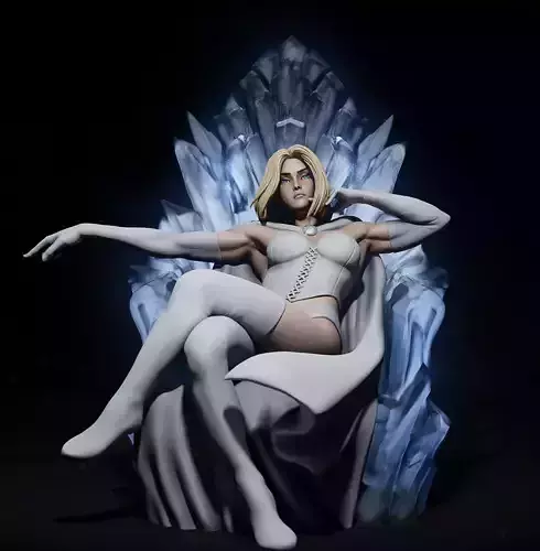 Emma Frost 3D Print 3D print model