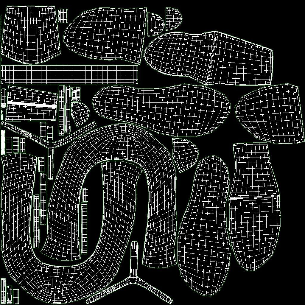 Lolita Kawaii Platform Vintage Shoes Low-poly 3D model_16