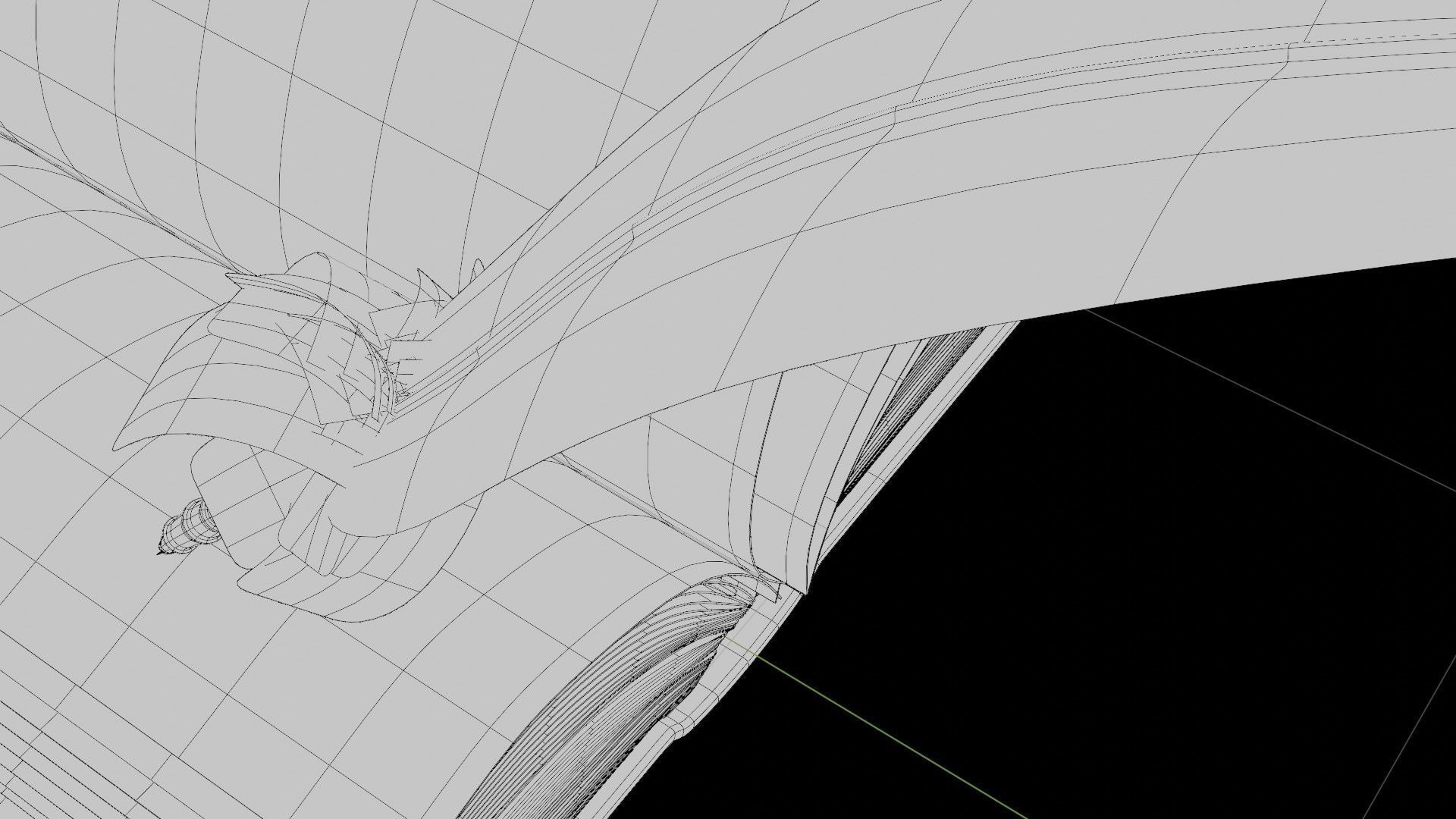 old book with quill 8k pbr textures Low-poly 3D model_11