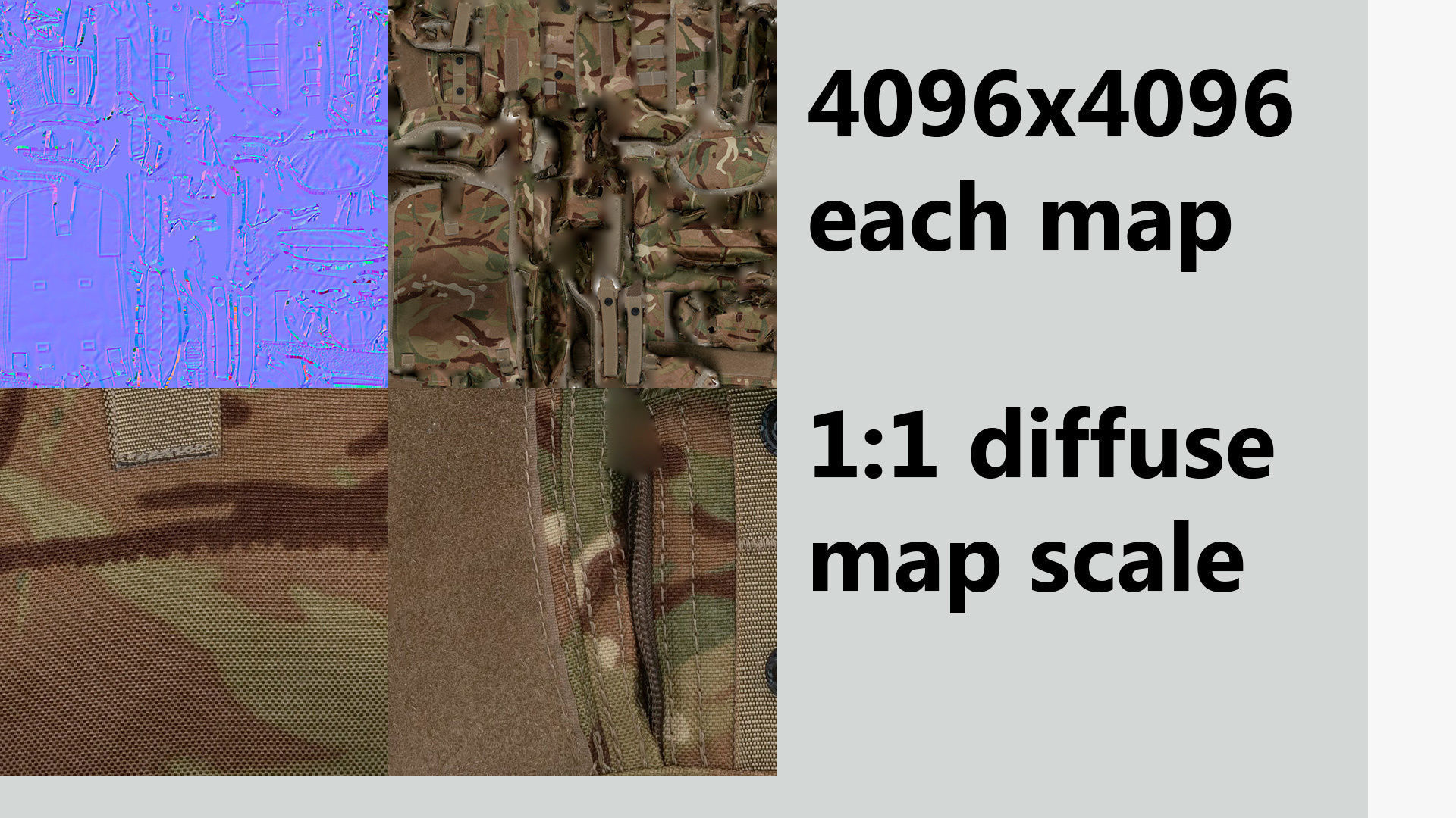 Tactical military field sack or backpack for soldiers  3D model_7