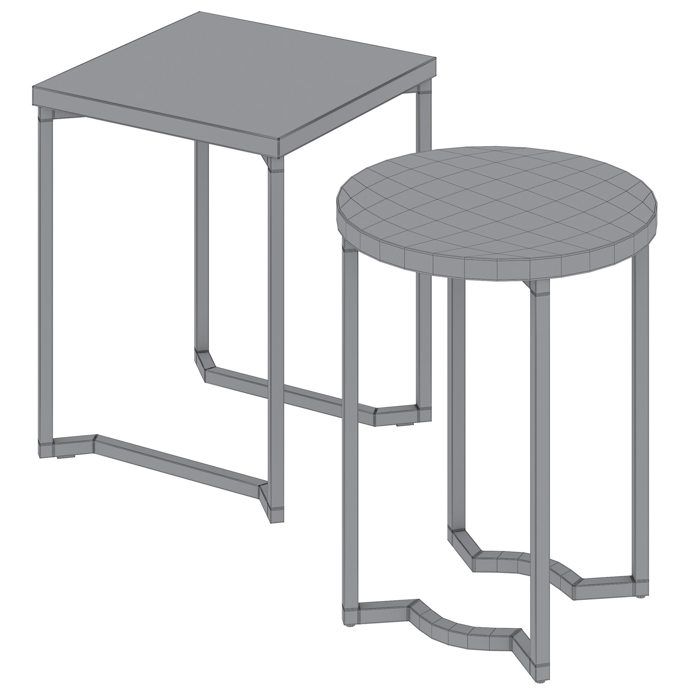 Coffee table Ambra by Cosmo 3D model_3