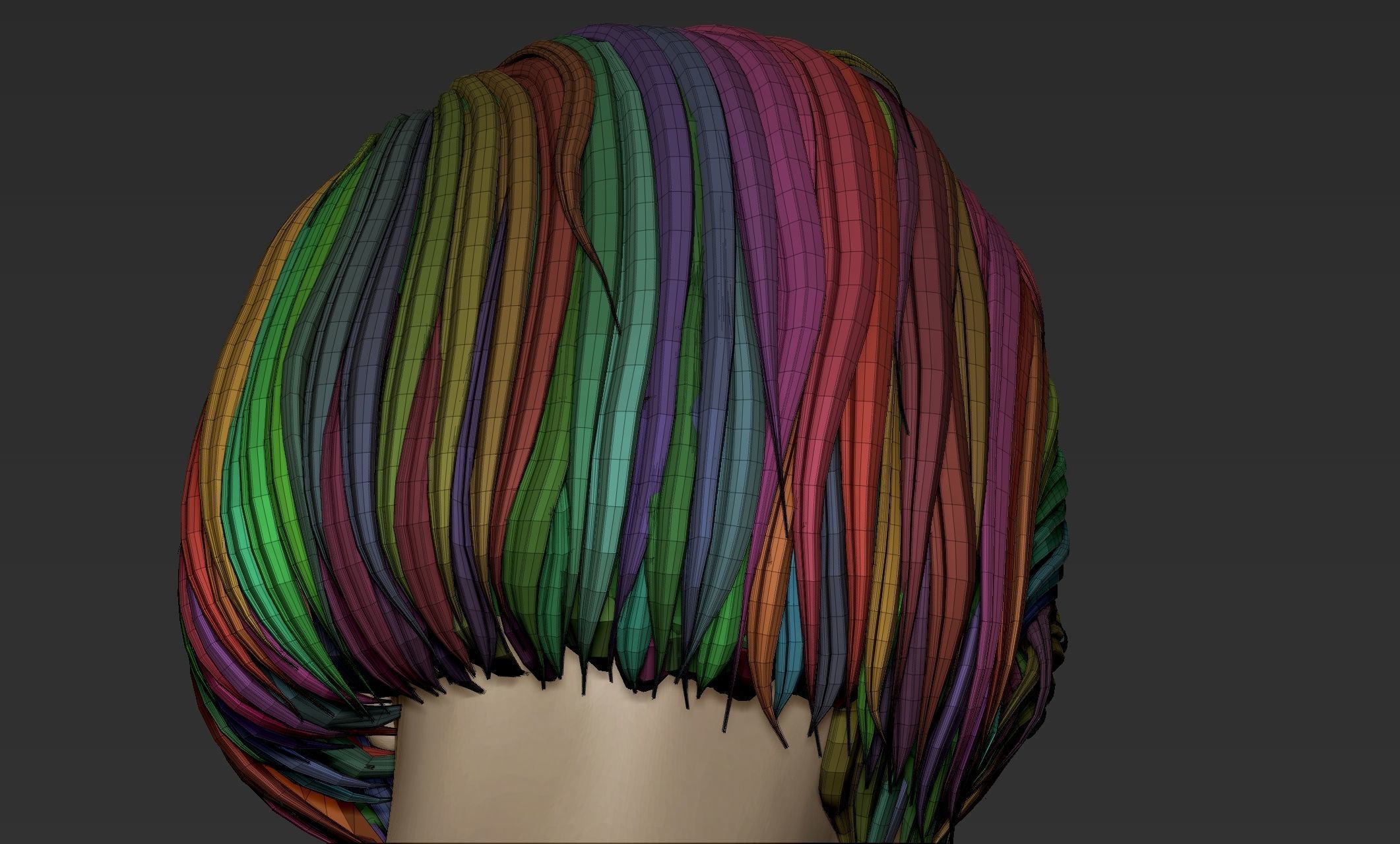 Hair 56 3D model_10