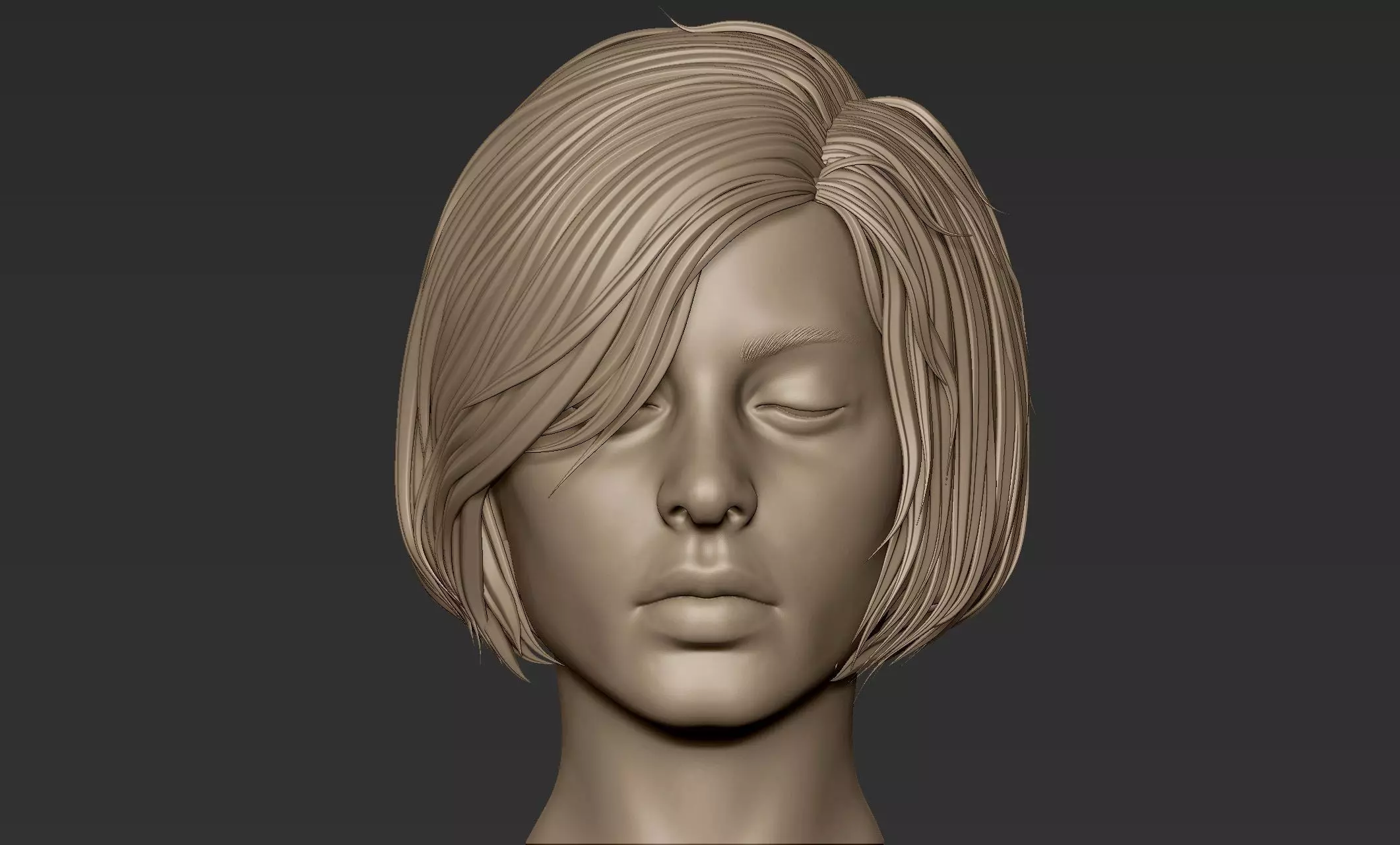 Hair 56 3D model_0