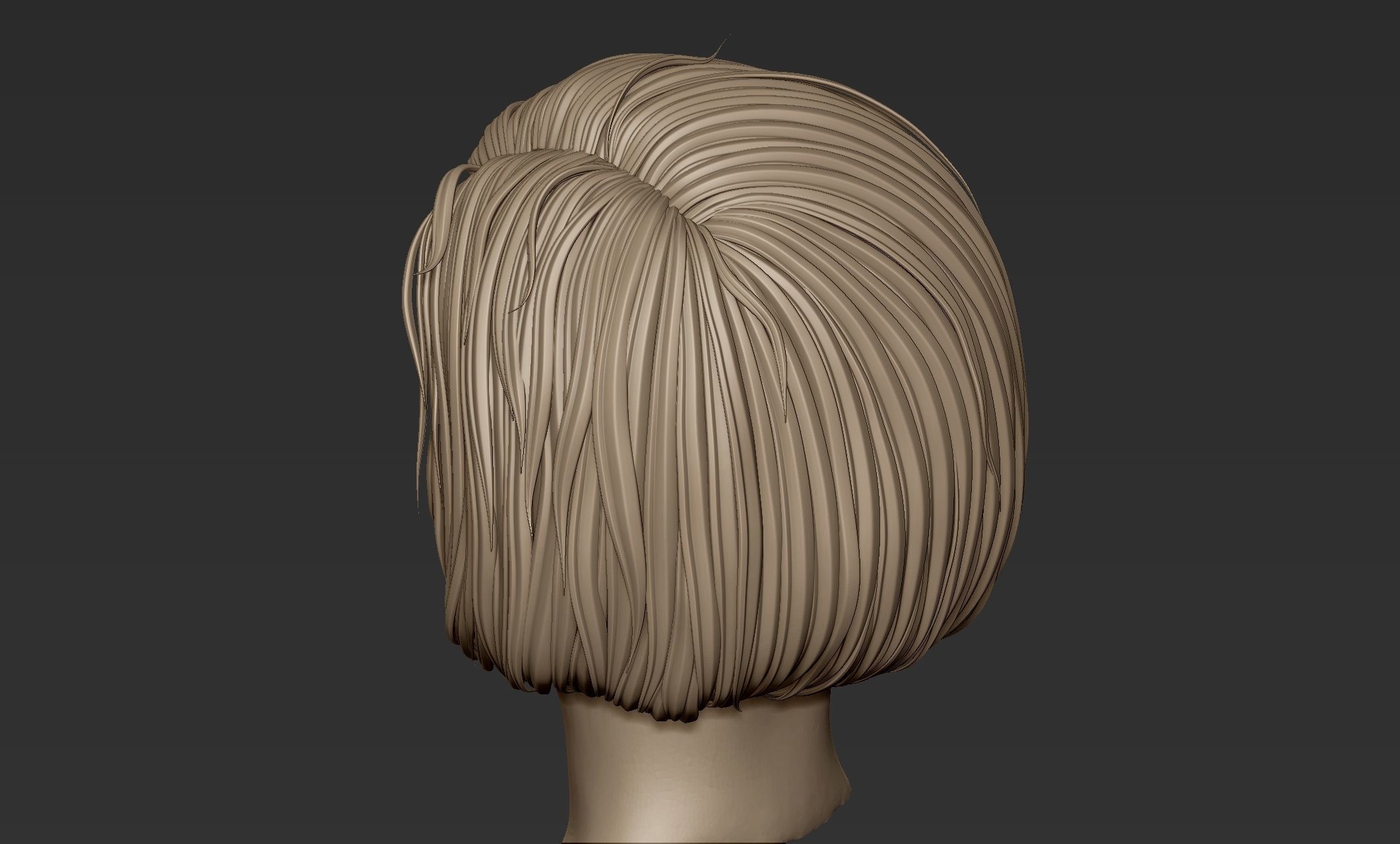 Hair 56 3D model_8