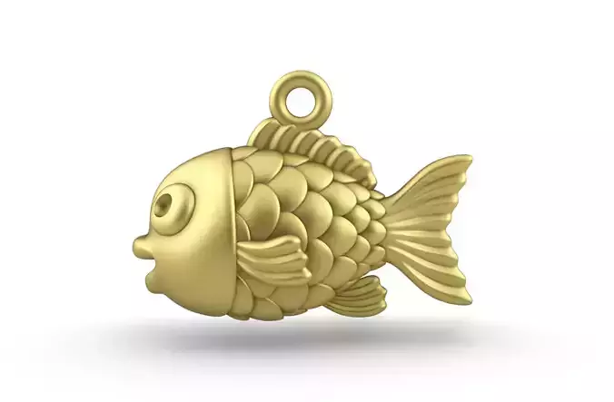 Sealives - Fish Charm - Pendant for Bracelet 3D print model