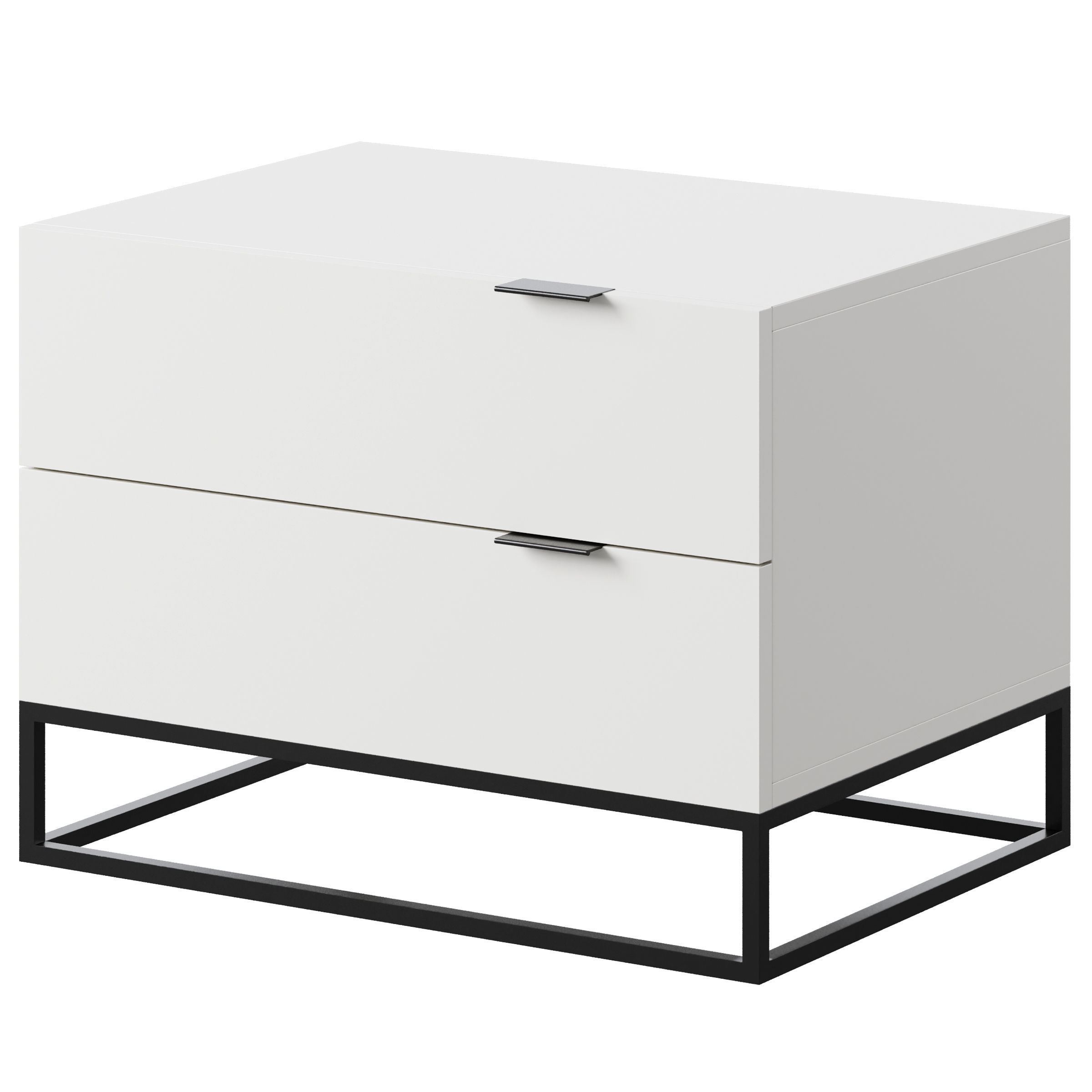 Chest of drawers and bedside table Plano by Cosmo 3D model_1