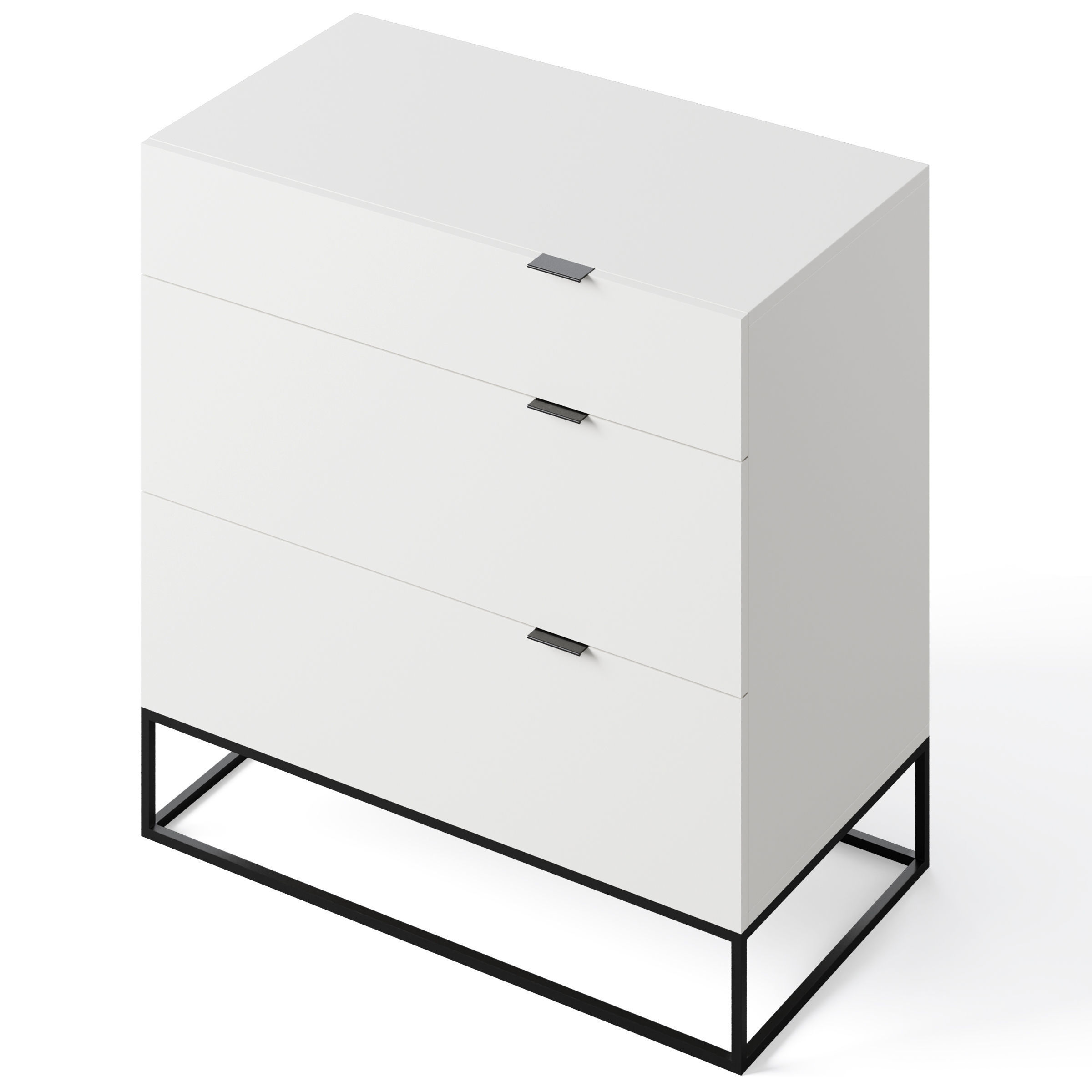 Chest of drawers and bedside table Plano by Cosmo 3D model_3