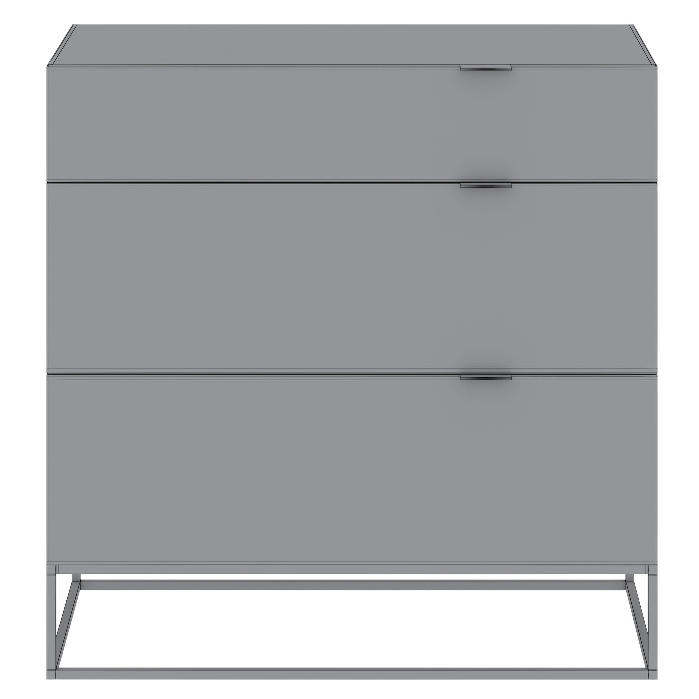 Chest of drawers and bedside table Plano by Cosmo 3D model_4