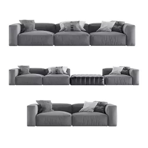 Meroni Colzani Bellagio Sofa 3D model