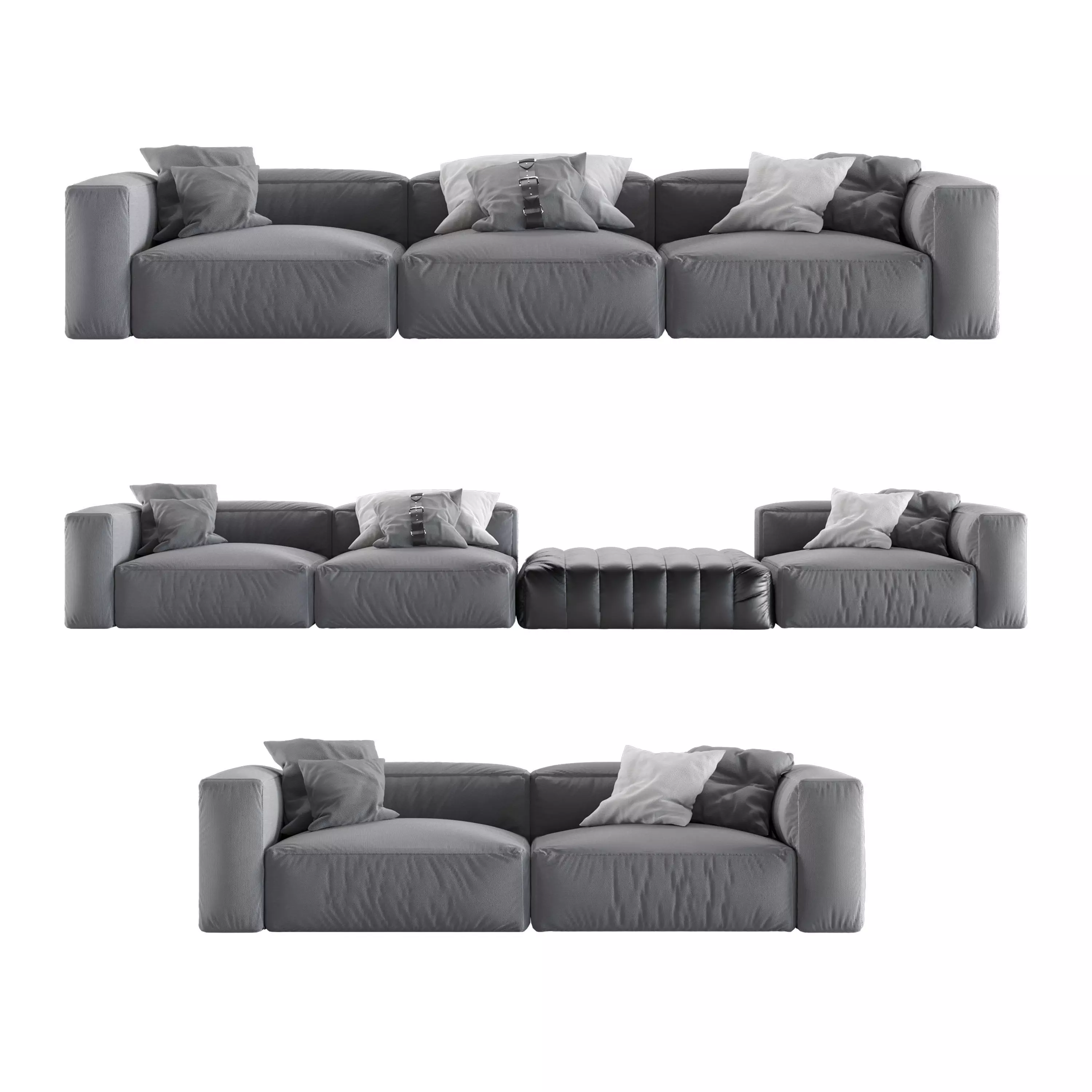Meroni Colzani Bellagio Sofa 3D model_0