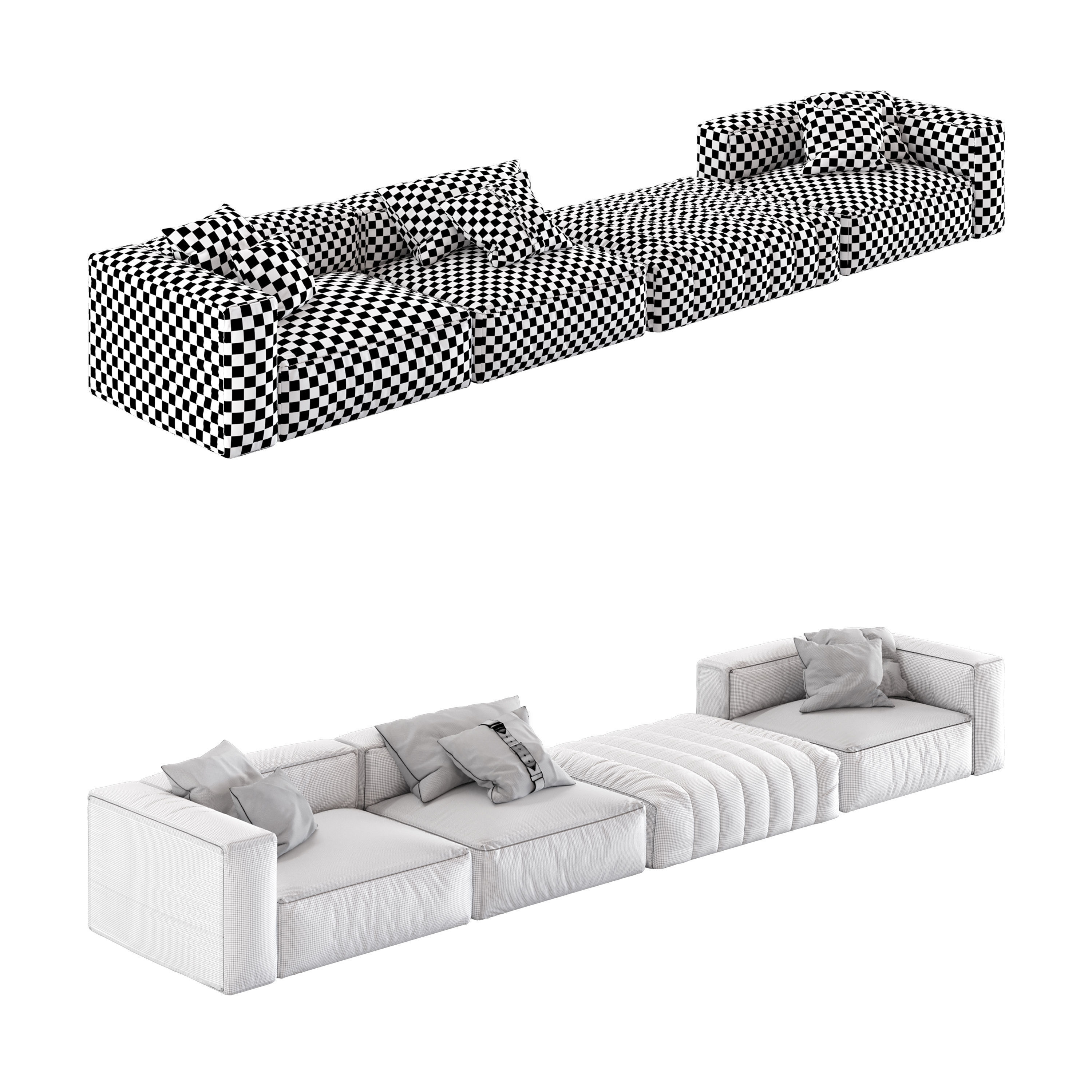 Meroni Colzani Bellagio Sofa 3D model_3