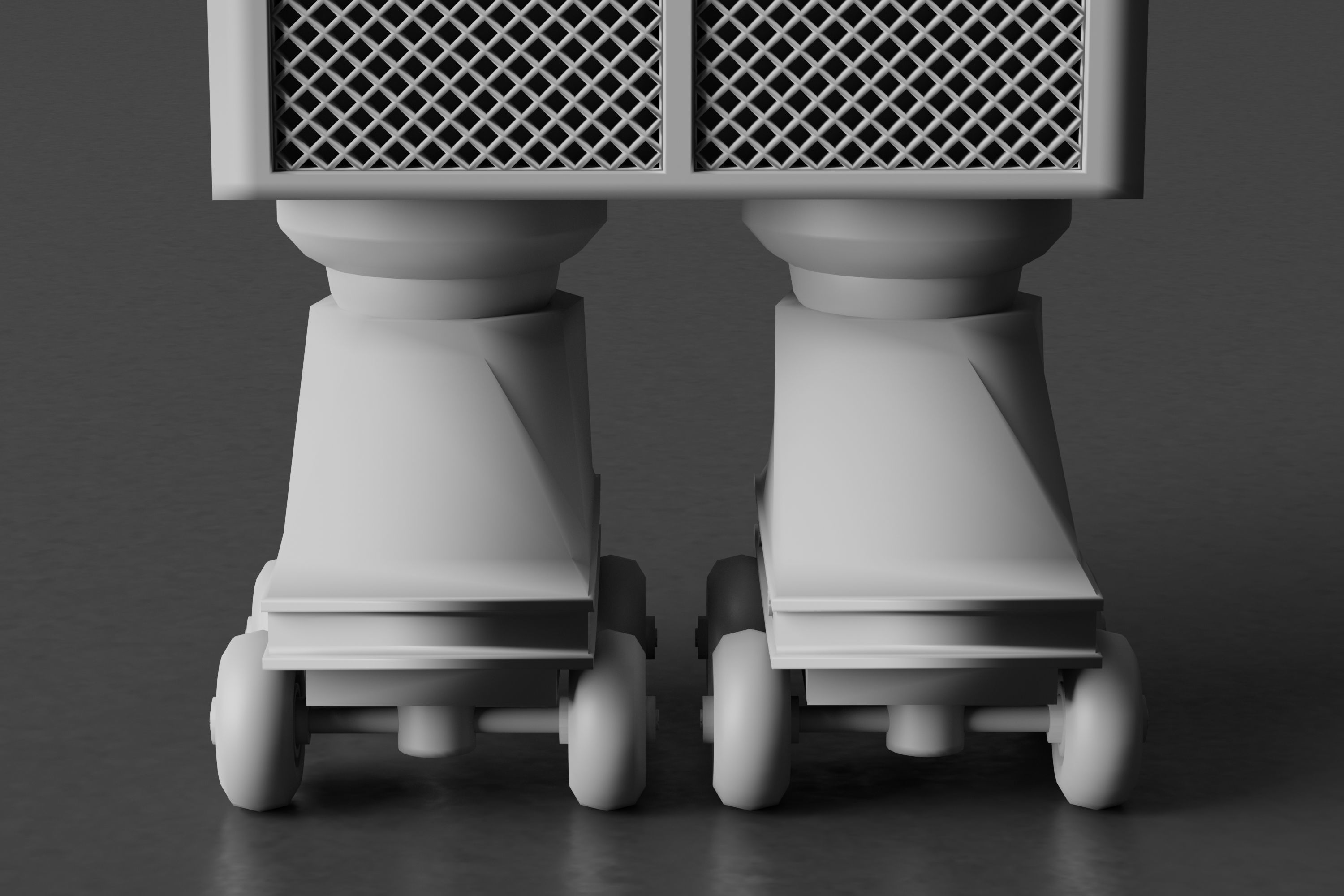 Robot V28 Low-poly 3D model_12