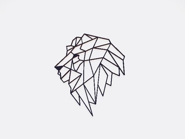 polygon 3d printable wall art 3D print model_5