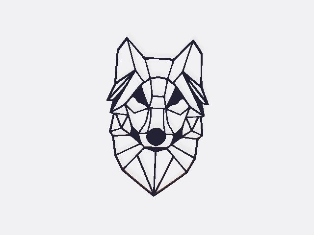 polygon 3d printable wall art 3D print model_7