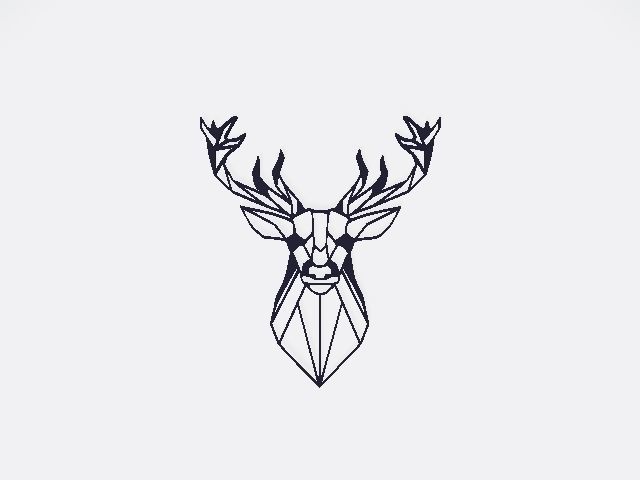 polygon 3d printable wall art 3D print model_6