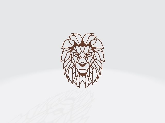 polygon 3d printable wall art 3D print model_4