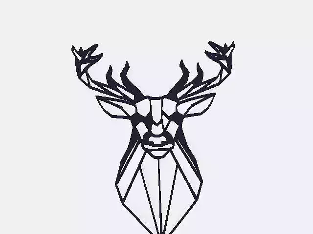 polygon 3d printable wall art 3D print model