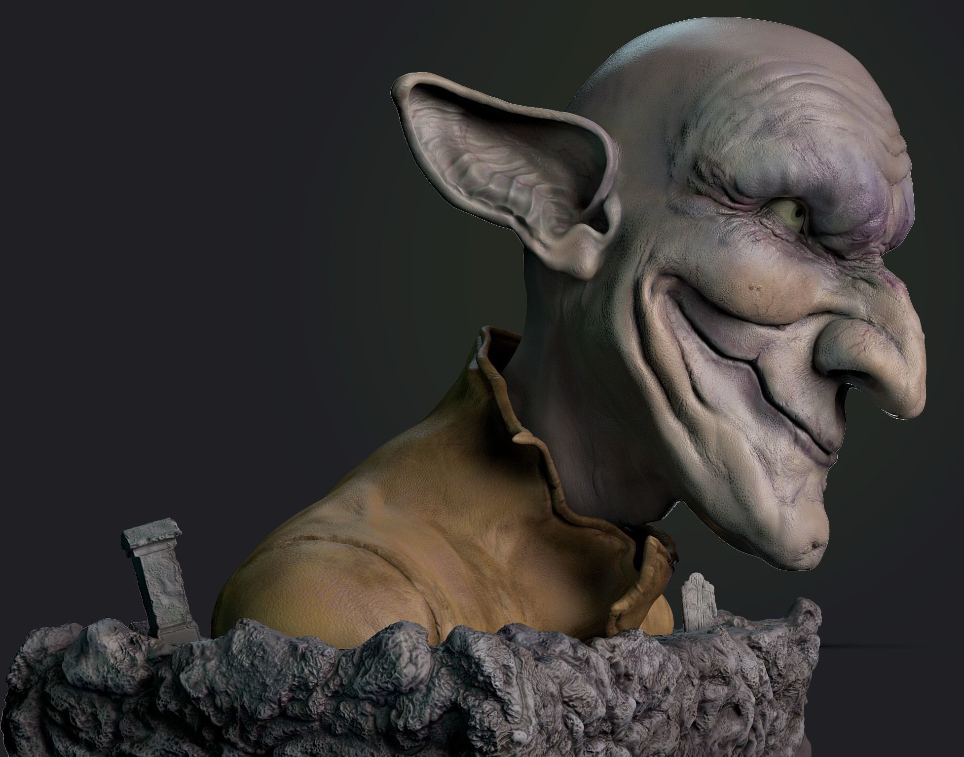 3d Printable Bust Free 3D print model_6