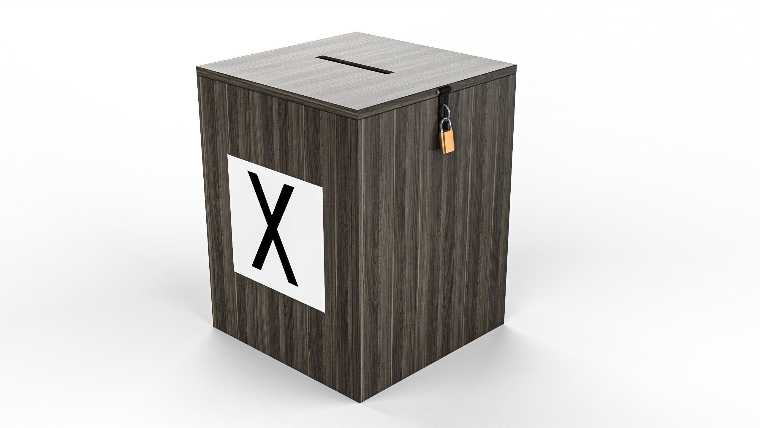 Vote Box Pack Low-poly 3D model_5